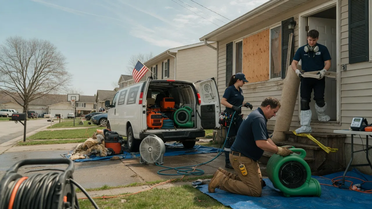 Water Damage Restoration in Stewardson, IL near me